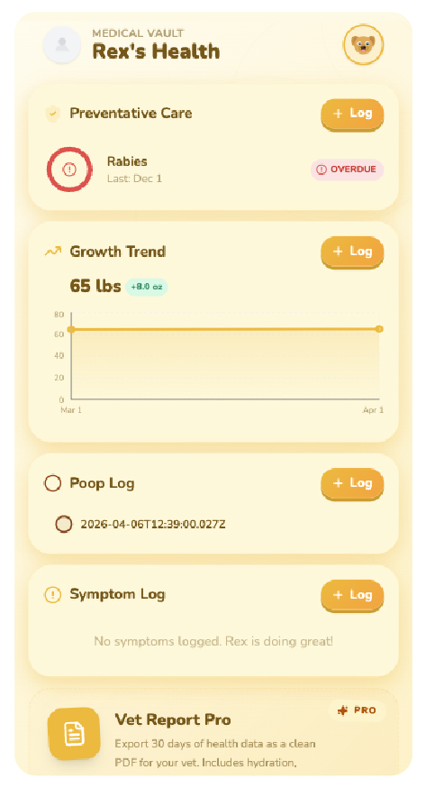 Preventative Care screen